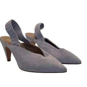 Lewit Marta Lilac Suede Heels – Size 8.5 / EU 38.5 – Made in Italy‎